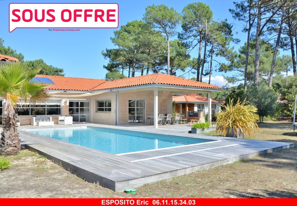 Villa bois T6 avec dépendance T3 à Biscarrosse plage