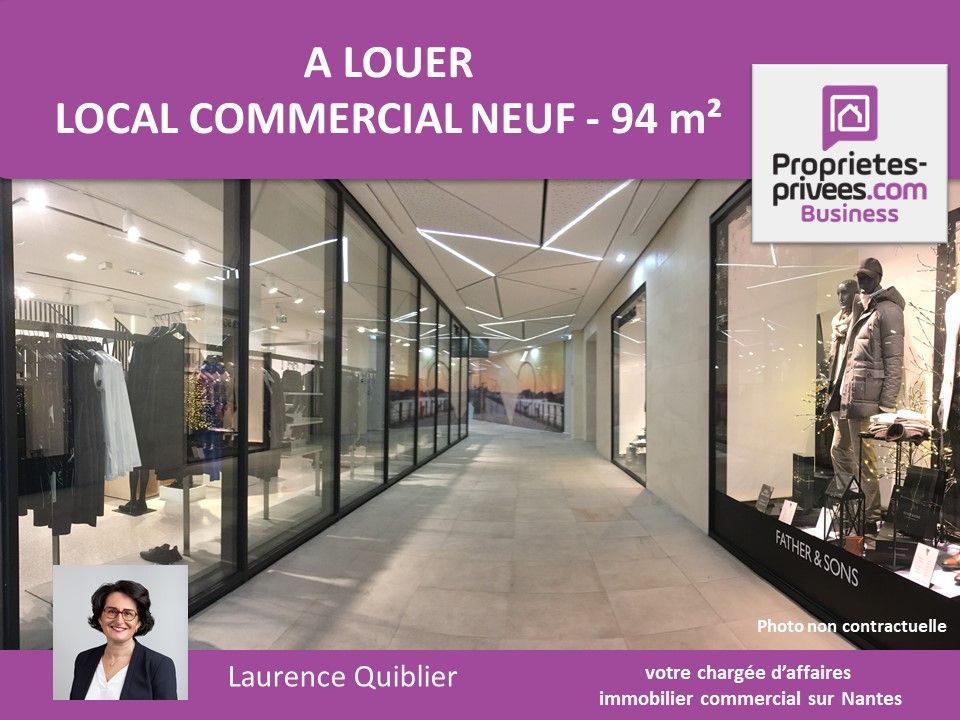 NANTES CENTRE-VILLE - LOCAL COMMERCIAL PMR   94 m², grande vitrine