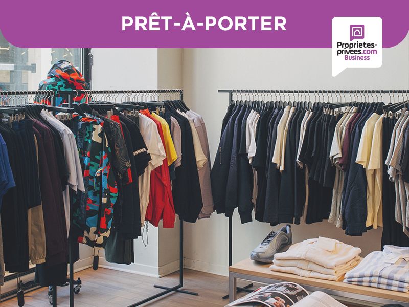 EXCLUSIVITE PONT AUDEMER-  BOUTIQUE PRET A PORTER MODE ACCESSOIRES 66.000 euros