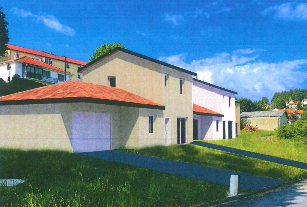 Maison neuve avec  terrain et vue dégagée