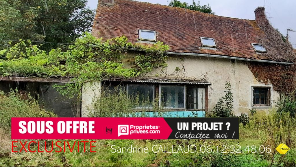 5MN HOUDAN (78550) - Maison ancienne à rénover - 3 chambres - terrain 572m² - 126000 Euros HAI