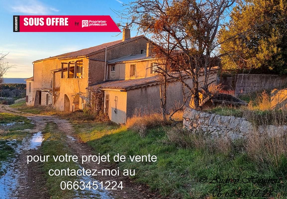 EXCLUSIVITE, REVEST DU BION, Propriété en pierres à rénover sur 1.4 HA