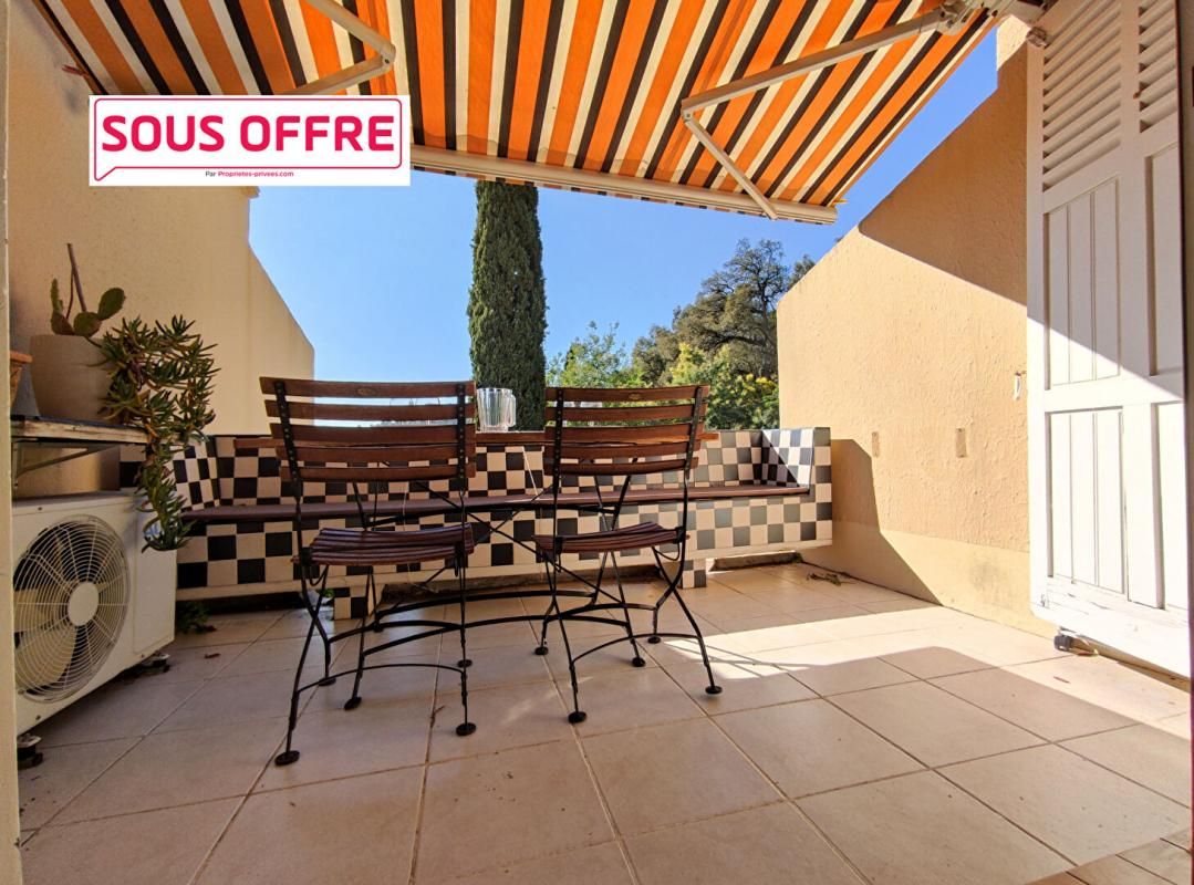 STOP AFFAIRE LE LAVANDOU  PRAMOUSQUIER Beau Studio+Terrasse+parking+cave