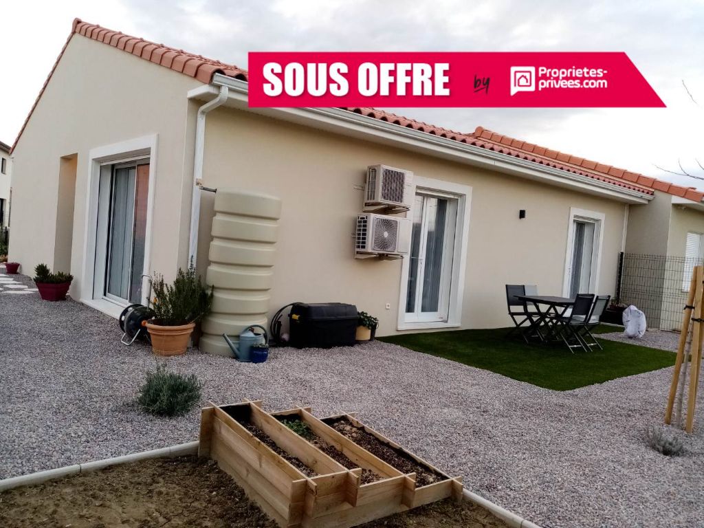 Le Boulou  en exclusivité actuellement  sous offre :Maison de  plain-pied  neuve  4 pièce(s) 80 m2