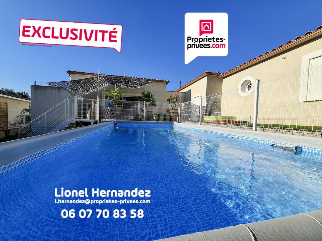 Villa de 153m² sur terrain clos de 1385m²