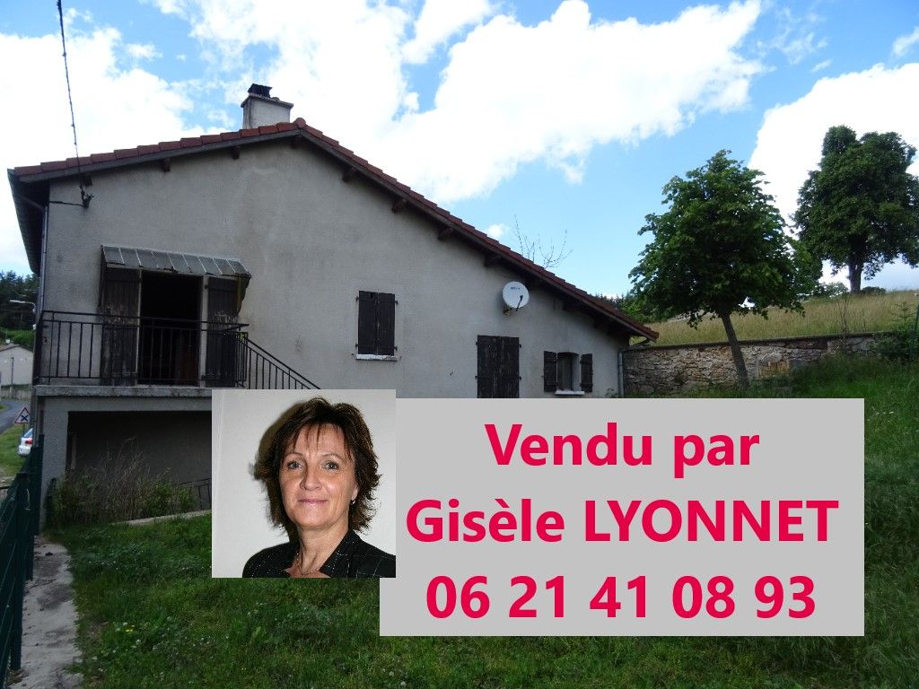 St Julien Molhesabate 43220 maison 75m² 2 chambres sur 400 m² de terrain