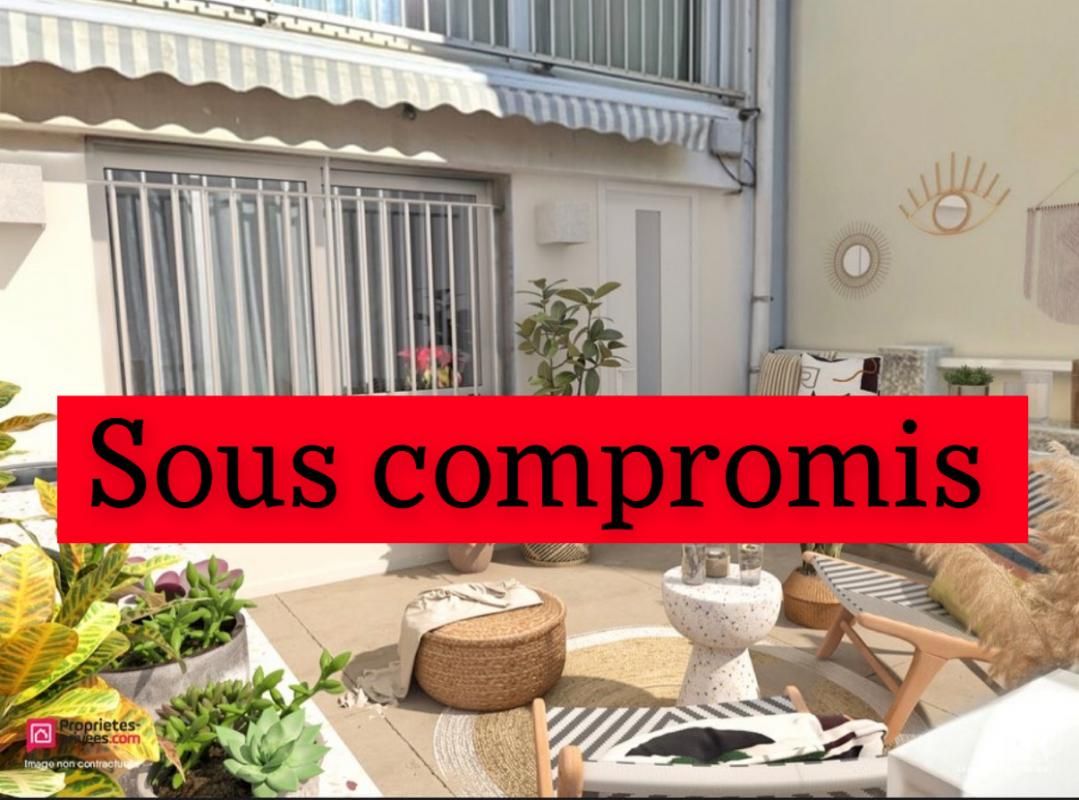 Carnon plage T2 à 1 min de la mer avec terrasse et parking