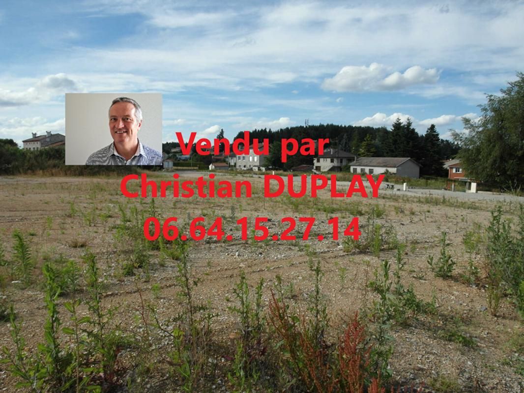 Terrain à bâtir Sainte Sigolène 486m²