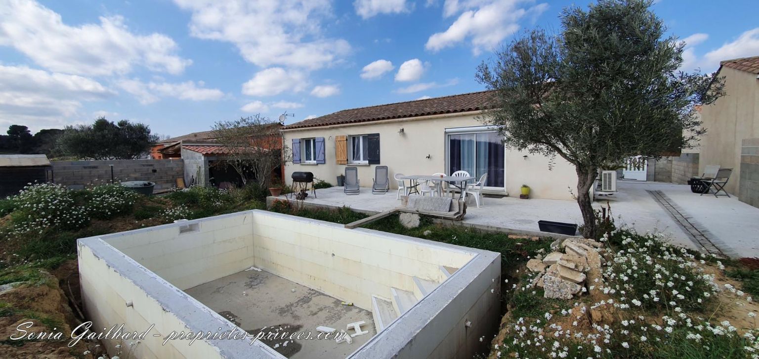 11250 - Maison plain pied - 3 chambres - Garage terrain 490 m²