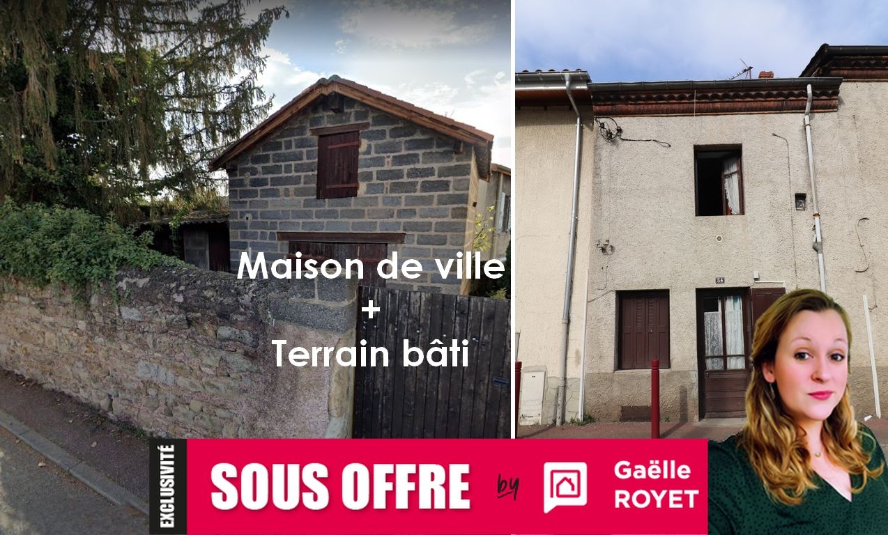 Maison de ville + terrain bâti à La Grand Croix