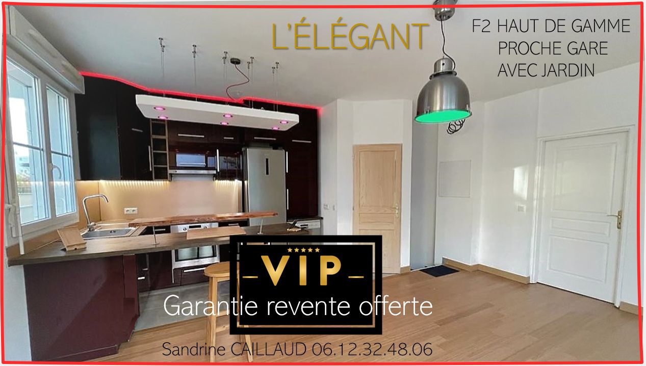 VIP - MONTIGNY-LE-BRETONNEUX (78180) - Appartement 2 pièces - 1 chambre - jardin - cave - parking - 254000 Euros HAI