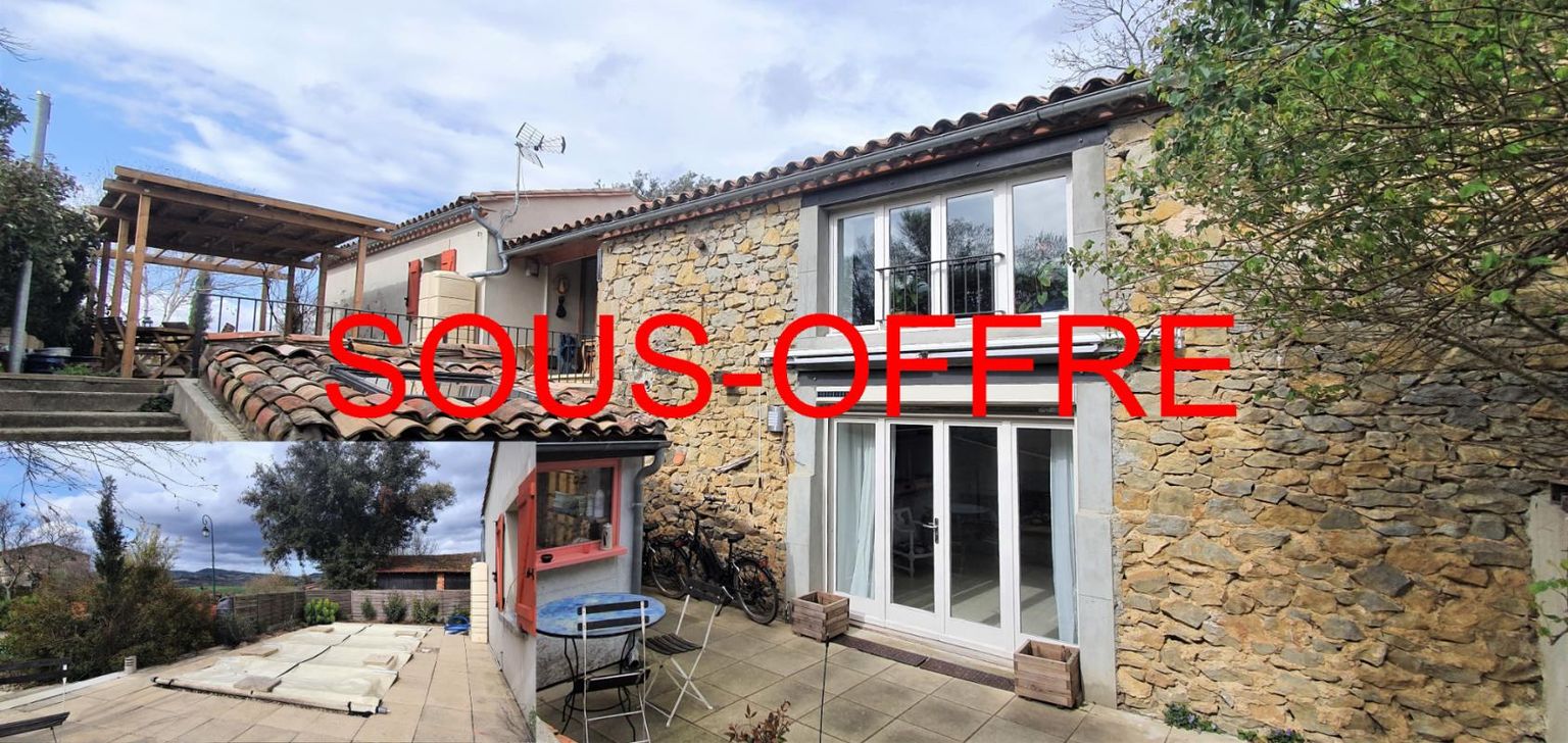 Maison en pierre atypique - 145 m² habitables - piscine - jardin