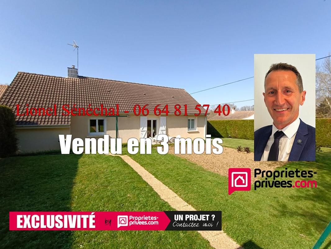 Maison plain - pied de 3 chambres Pruillé Le Chétif 4 pièce(s) 90 m2