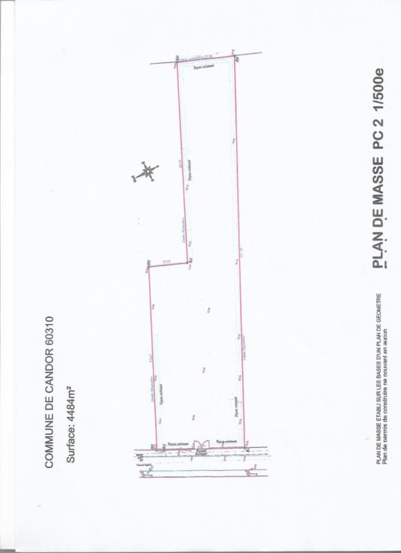 Terrain Candor 4484 m2  VIABILISE