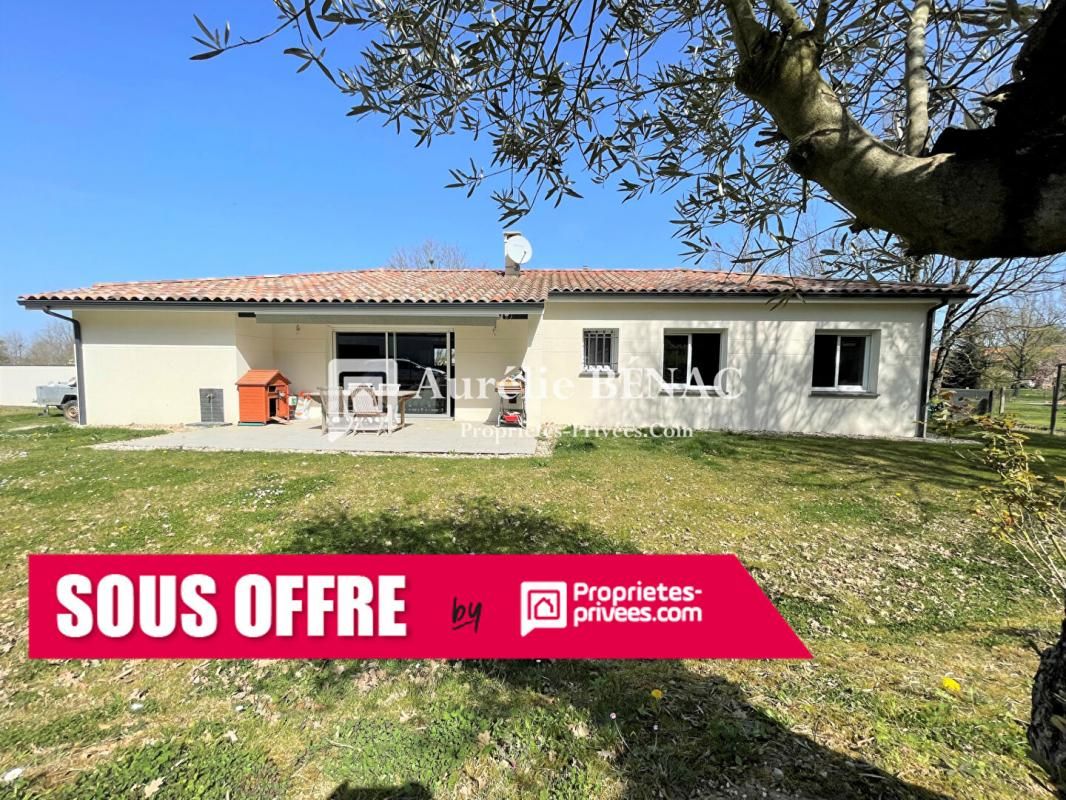 Maison de plain-pied quartier LE FAU Montauban 110m2, 4 chambres, garage et jardin clos