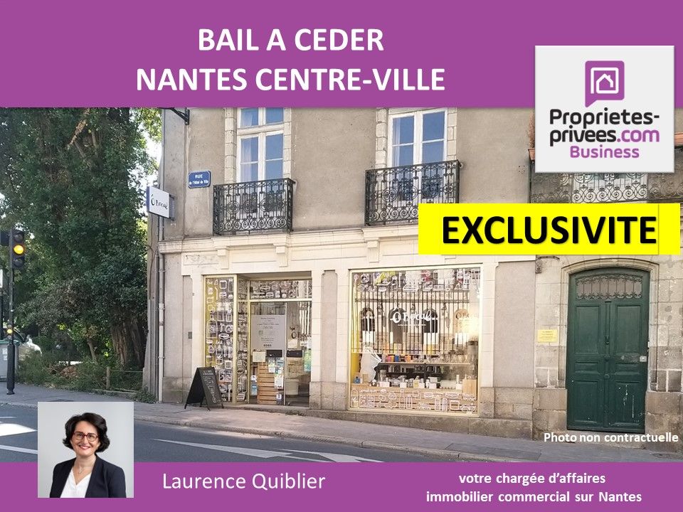 EXCLUSIVITE NANTES - CESSION BAIL, LOCAL COMMERCIAL 60 M²