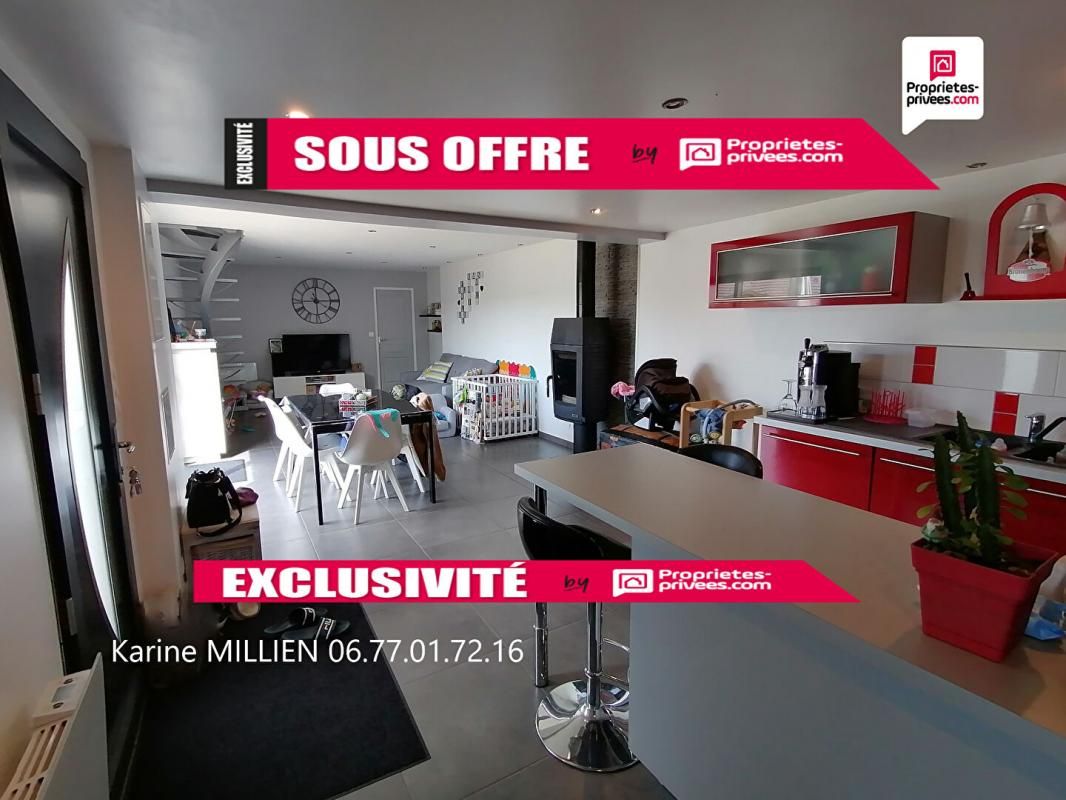 SAINT GERMAIN SUR AVRE 27320 Maison individuelle - 1 étage - 3 chambres - Cabanon de jardin - Terrain - 207 980 HAI