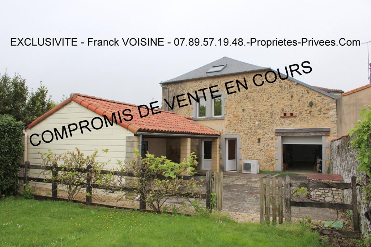 Maison  A VENDRE en EXCLUSIVITE - Monsireigne -88m2 env + 43 M2 d'annexe sur terrain de 570 M2 env