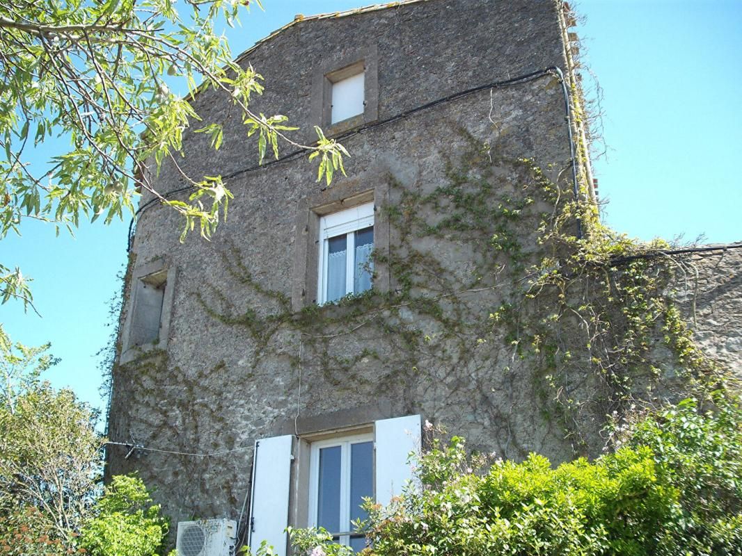 Maison en pierre avec cour et maisonnette