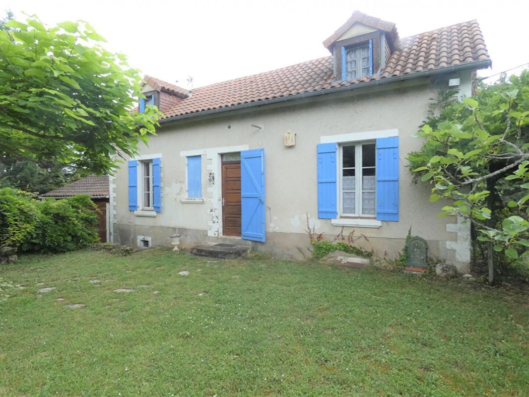 Maison 80m² / 2 chs / terrain 6000m²