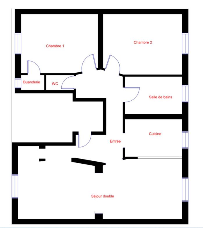 CLICHY BEL appartement 3/4 pièces à CLICHY 2