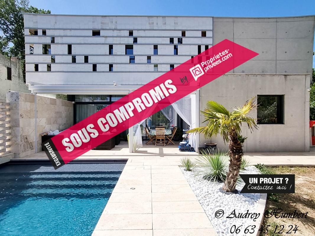 SOUS COMPROMIS:  proche MANOSQUE, sublime MAISON d'ARCHITECTE avec ascenseur et piscine