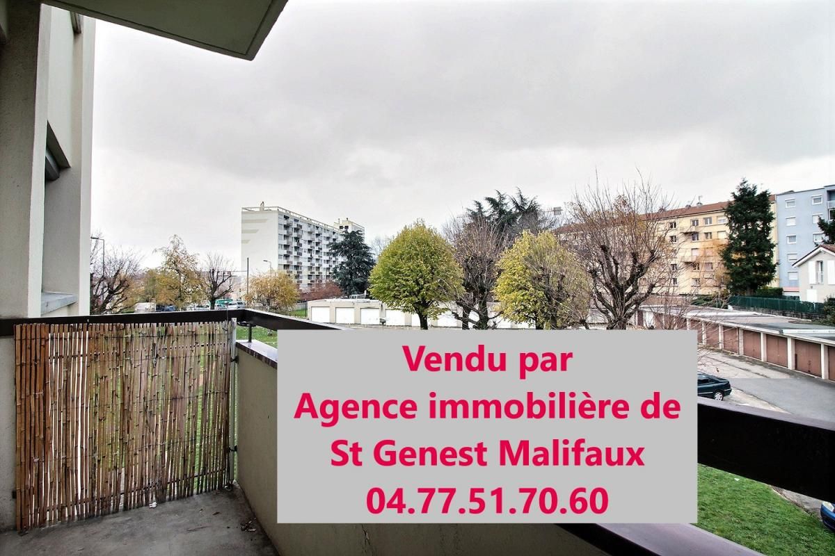 SAINT ETIENNE : Secteur SOLAURE rue KEUFER  Appartement T3 66,24m² habitables situé au 1er étage d'un immeuble sécurisé avec ASCENSEUR, BALCON, GARAGE et une CAVE