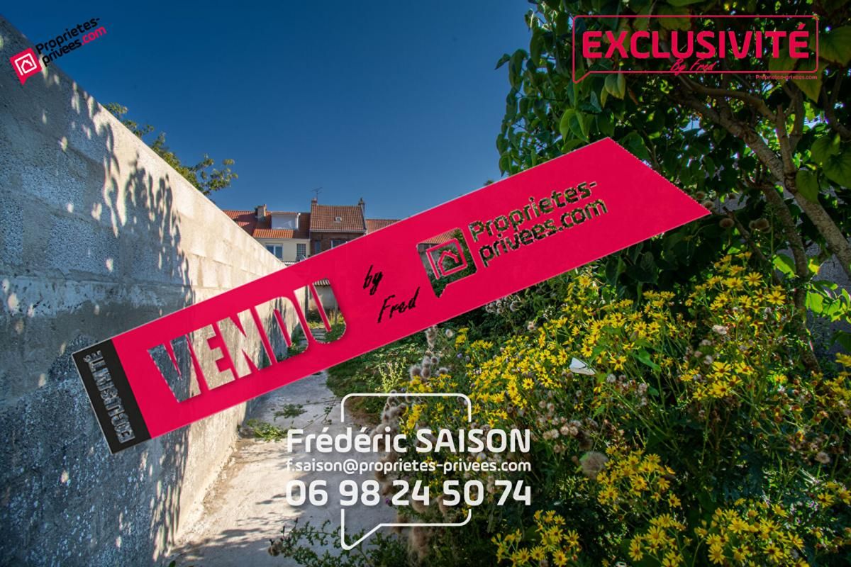 CALAIS - 62100 - MAISON DE VILLE - 92M²- 3 CHAMBRES - JARDIN 200M²