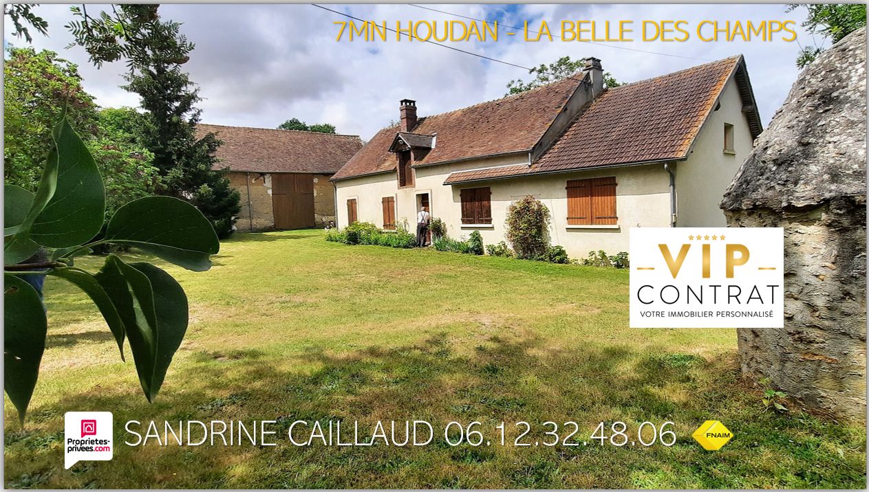 7MN HOUDAN 78550 - Maison ancienne à rénover - Grange - Atelier - Cabanon - Terrain 4027m²