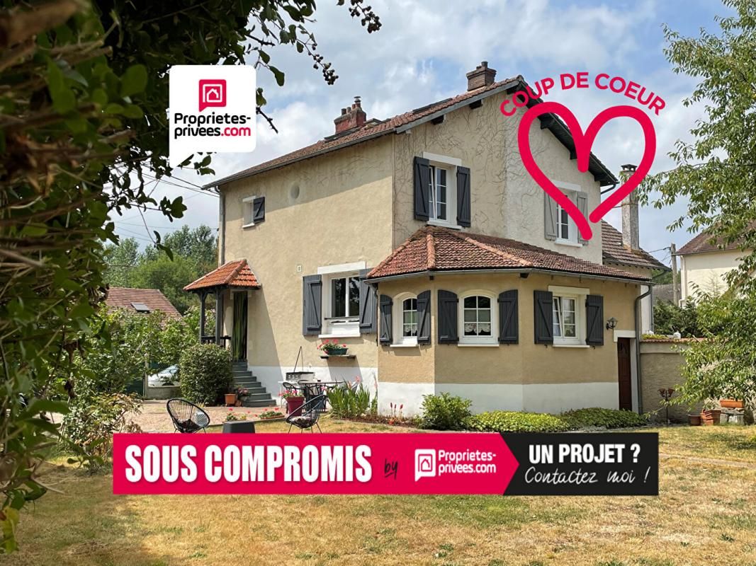 Maison 3 chambres 76m2 garage cave jardin 600m2 185100 FAI