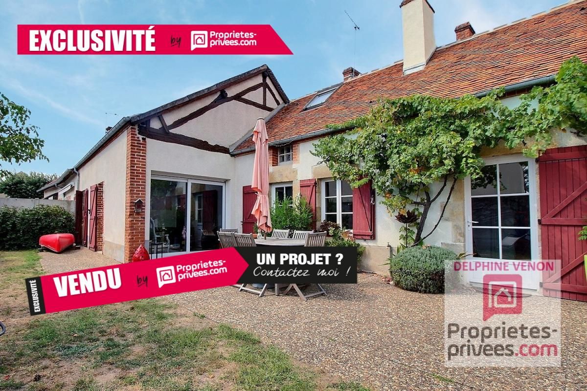 Exclusivité - Longère rénovée 3 chambres + bureau en centre ville de Chateauneuf Sur Loire