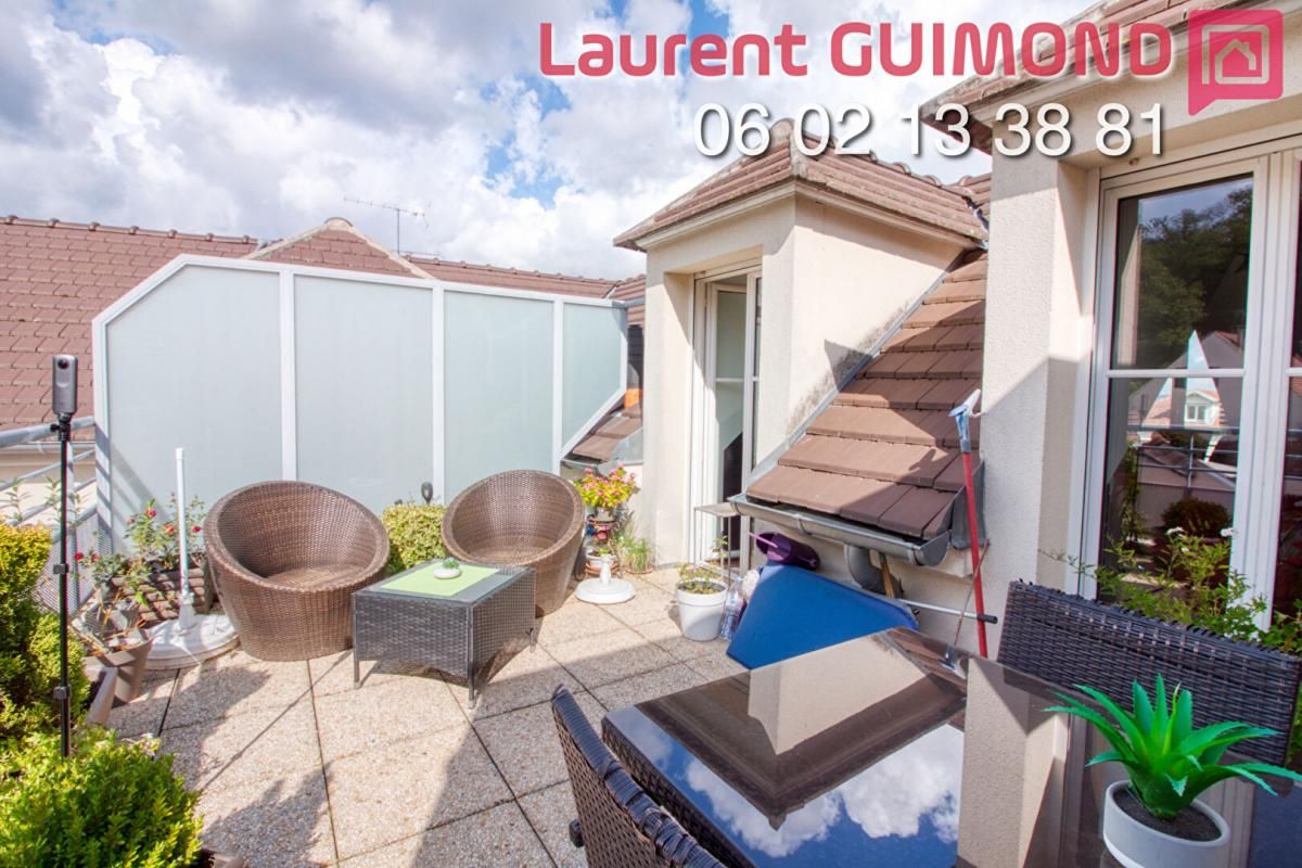 Appartement  vendu loué Domont 1 pièce(s) 50 m2 dont 30.36m2 Carrez et Terrasse 16m2