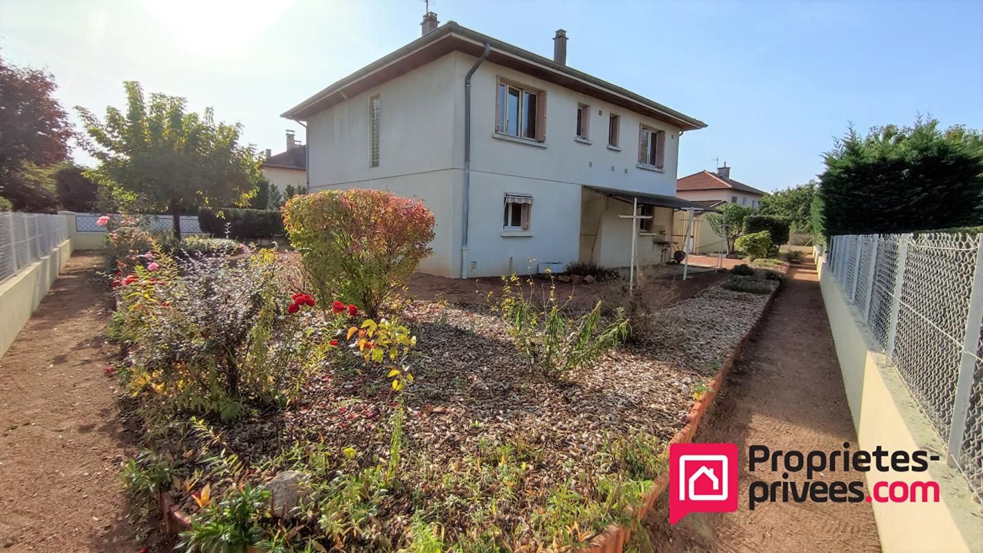 42300 MABLY. Maison individuelle sur sous-sol, 100 m² habitable et terrain 750 m²