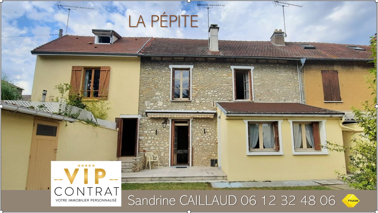 EN EXCLUSIVITE VIP - HOUDAN 78550 - Maison de villle ancienne à rafraîchir - 2 chambres - dépendances - cave - terrain 525m² - 244000 Euros HAI