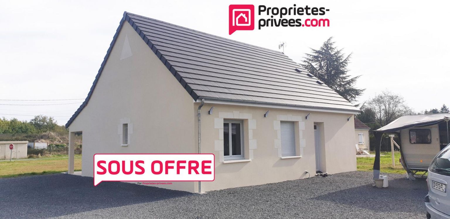 Maison neuve - 81 m² - 4 pièces - 3 chambres - terrasse couverte - terrain de 3728 m²