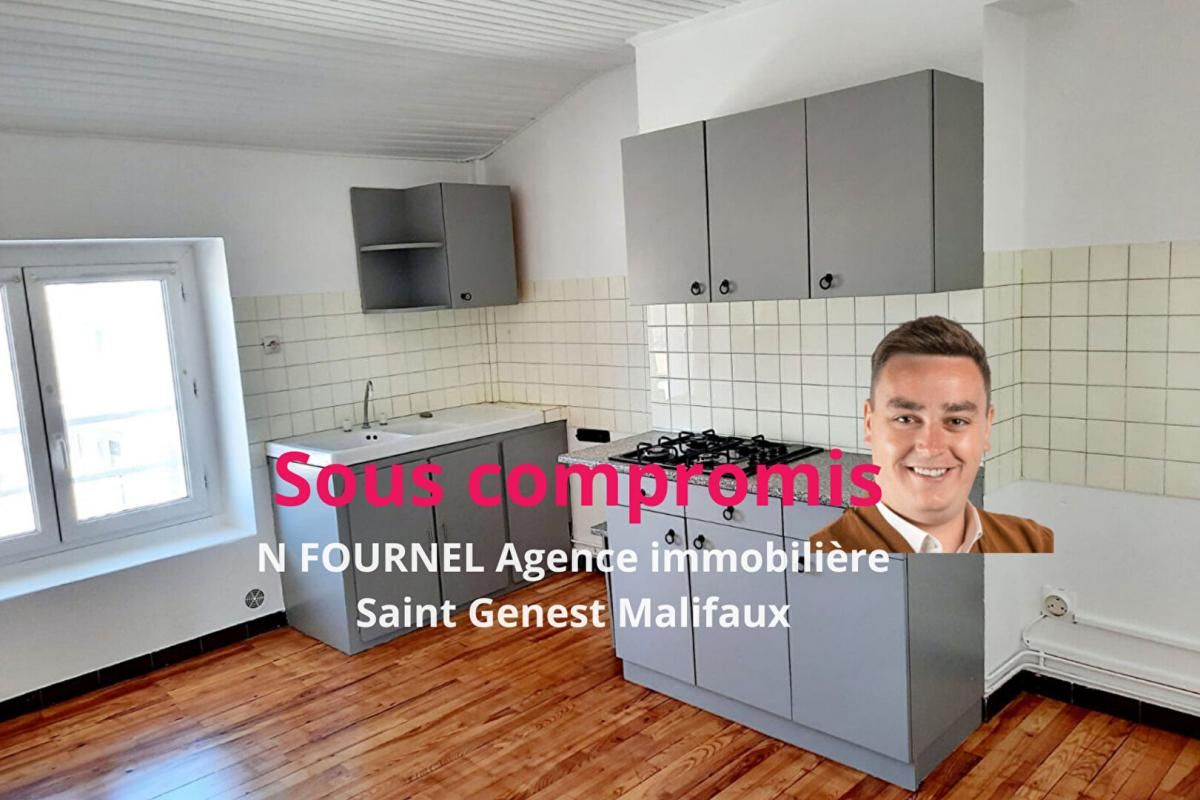 ***SOUS COMPROMIS*** Jonzieux 42660 immeuble en mono propriété composé de 3 appartements et une dépendance aménageable