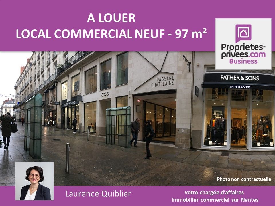 NANTES CENTRE-VILLE - LOCAL COMMERCIAL PREMIERE OCCUPATION 97 m²