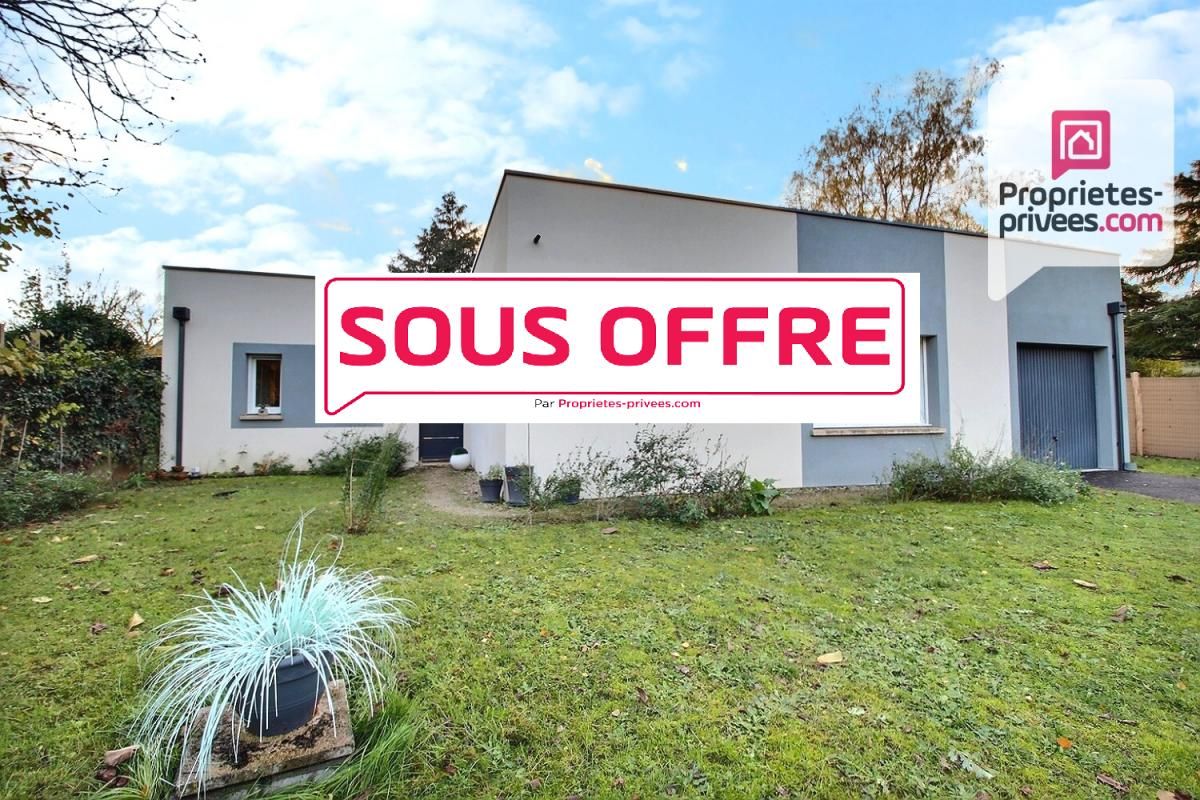 Maison contemporaine plain-pied 3 CHBRES + GARAGE, jardin