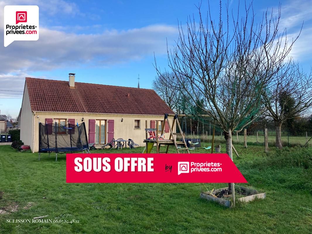 Maison Breteuil 86 m2 - plain-pied - 3 chambres - terrain - prix 161185 HAI