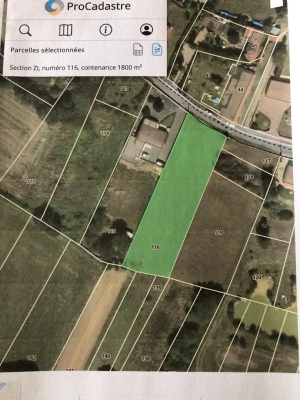 Terrain constructible Bazoges-En-Pareds 1800 m2