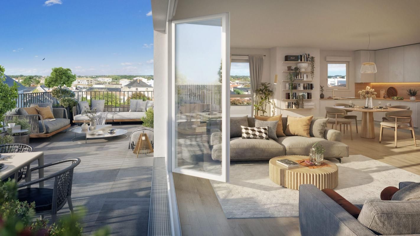 Challans 85300 - Appartement, 3 chambres, 90.70 m² + balcon 14 m²