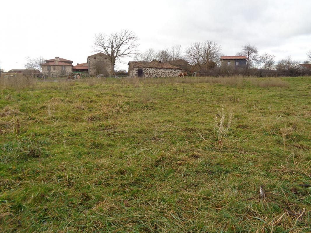 Saint Vidal (43), terrain constructible de 1433 m2 plat