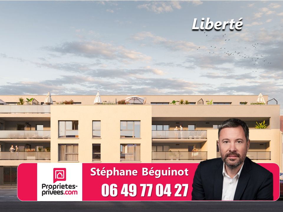 Appartement Reims 2 pièce(s) 60 m2 - Grande terrasse