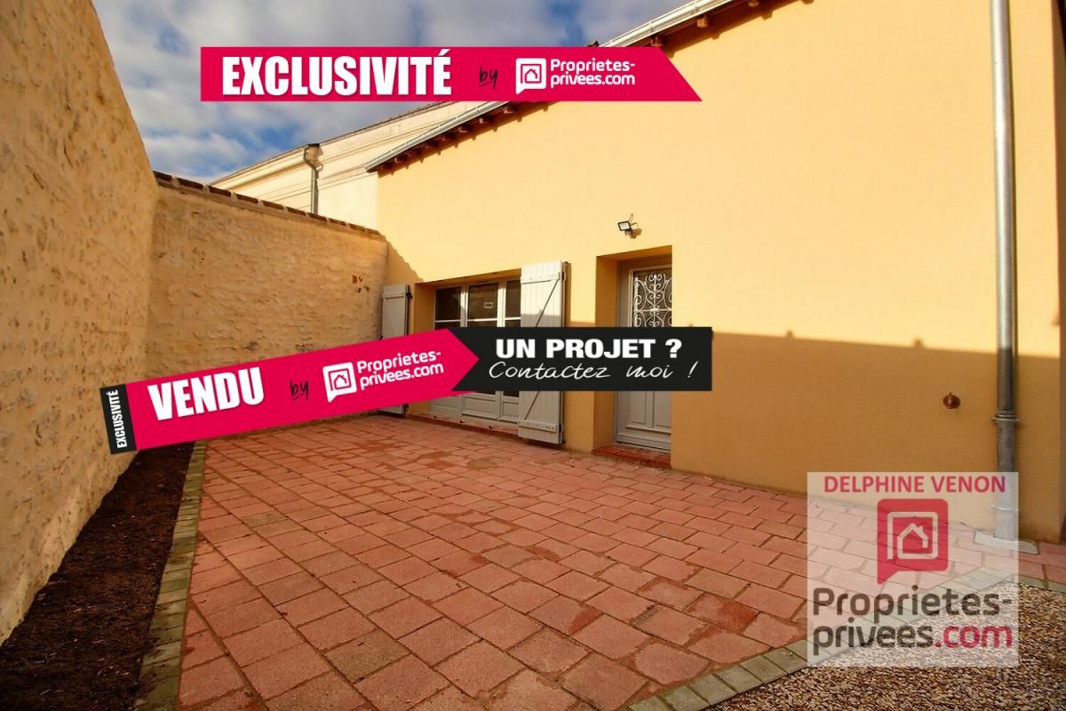 Exclusivité - Maison /appartement T3 en rez de jardin avec terrasse + 2 parkings en centre ville de Chateauneuf Sur Loire