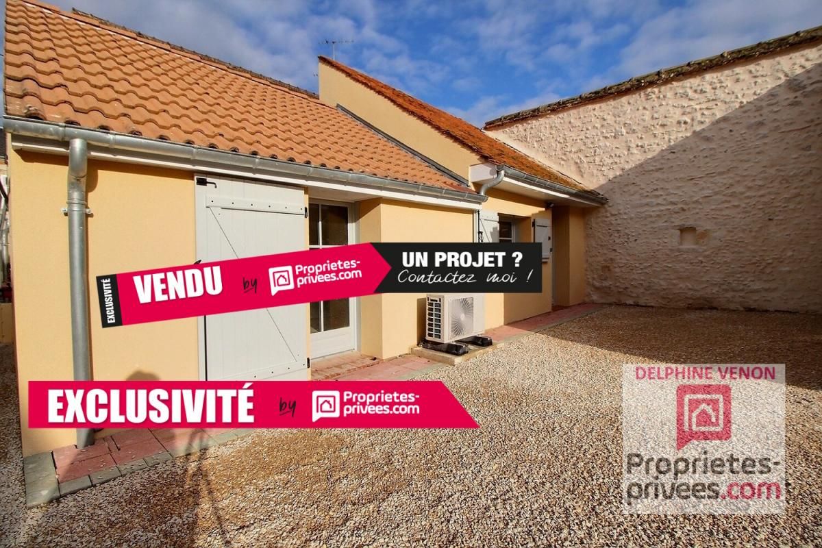 Exclusivité - Maison T2 de plain pied avec terrasse et parking en centre ville à Chateauneuf Sur Loire
