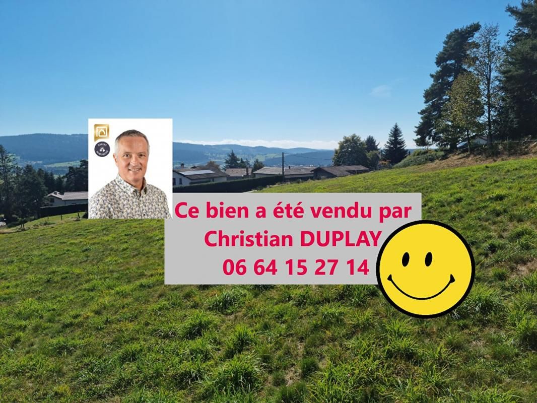 ***VENDU*** Saint Genest Malifaux 42660 secteur recherché du village 17130m² de terrain dont une parcelle de 1310m² constructible