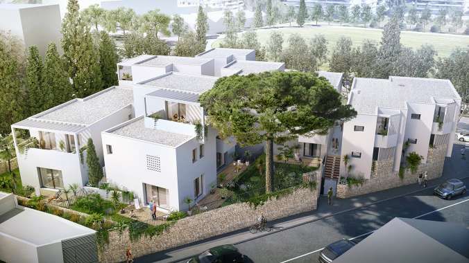 Appartement 3 pièces 62 m2 en duplex avec terrasse et parking