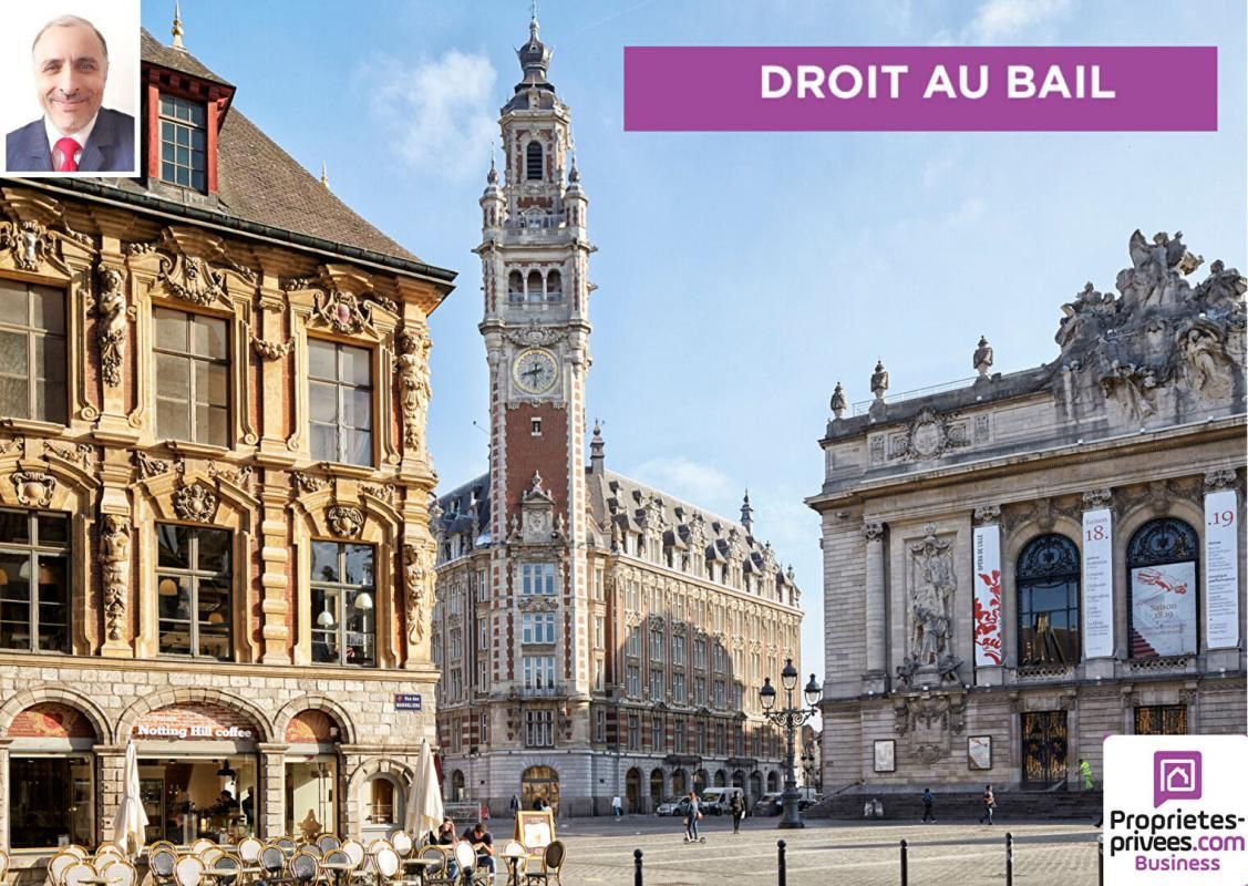 LILLE HYPER CENTRE - DROIT AU BAIL LOCAL 35 M² - 490/MOIS