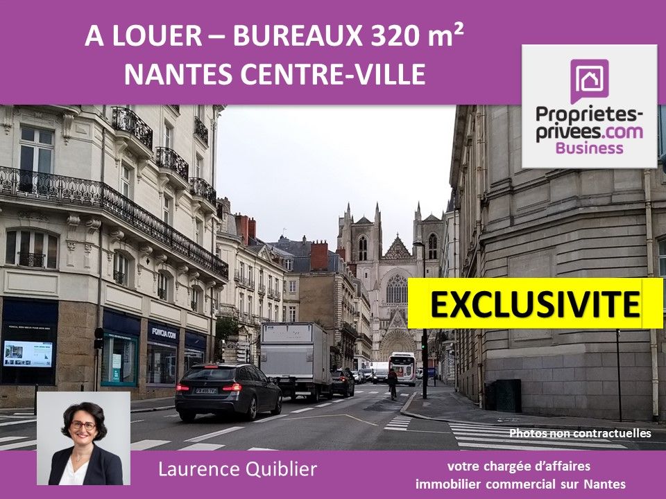 44000 NANTES - BUREAUX COMMERCIAUX 320 M² AVEC VITRINE