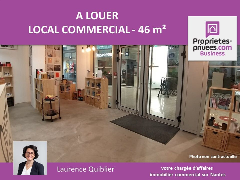 NANTES CENTRE - LOCATION LOCAL COMMERCIAL PMR 46 m²